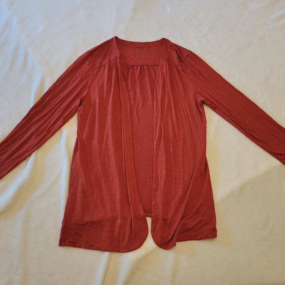 Coldwater Creek Cardigan and Tank Set Size XS, Rust